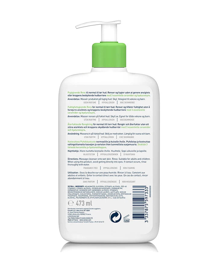 Crème Lavante Hydratante CERAVE 236 ML