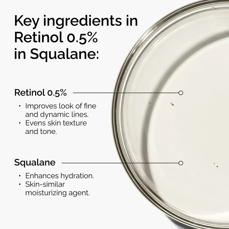 THE ORDINARY Rétinol 0.5% dans du Squalane 30 ML