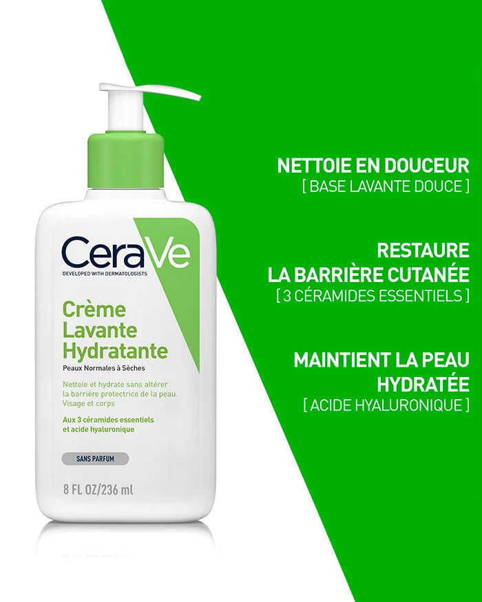 Crème Lavante Hydratante CERAVE 236 ML