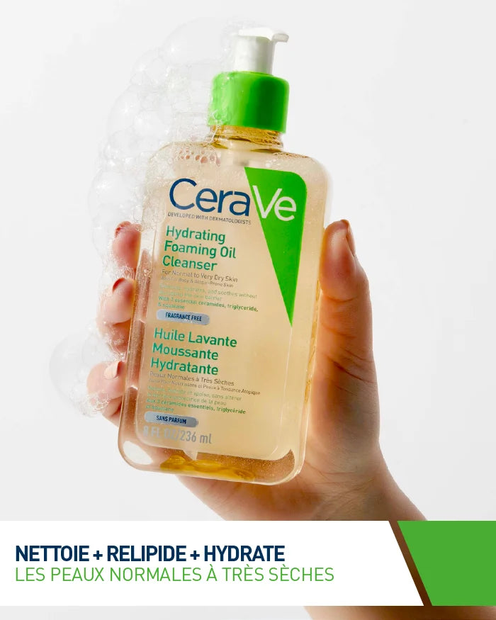 Huile Lavante Moussante Hydratante CERAVE 236 ML